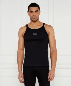 Майка Slim fit Versace Jeans Couture, черный