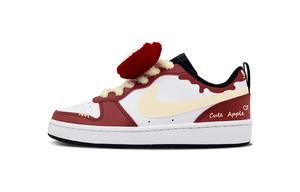 Court Borough Peaceful Joy дышащие легкие амортизирующие увеличивающие рост низкие детские скейтборд кроссовки Nike, бордовый