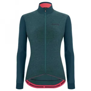 Джерси с длинным рукавом Santini Colore Puro, зеленый