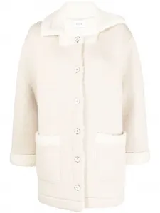 Кашемировое пальто на пуговицах Barrie, нейтральный
