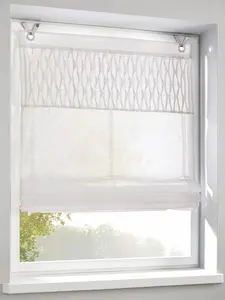 Римская штора , люверсная, Tuck White, 80 x 140 см Kutti