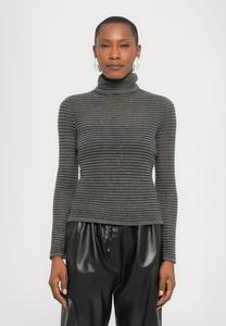 Джемпер Proenza Schouler White Label HAILEY SWEATER STRIPE, Grey/Black/Grey