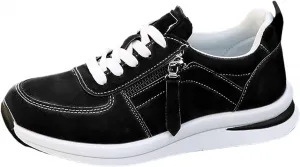 Ортопедические теннисные туфли для женщин с поддержкой свода стопы, широкой полнотой, удобные кроссовки OrthoWear, для плантарного фасциита, модные кроссовки для ходьбы, бега, повседневной носки, обувь для медсестер, удобные и дышащие Baimiu, черный