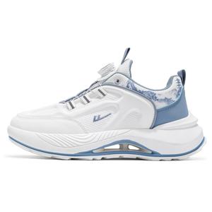 Повседневные мужские кроссовки low top белый/темно-синий/белый/зеленый WARRIOR, белый/синий