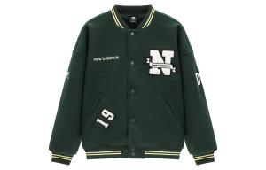 Футболка бейсбольная унисекс рождественская зеленая New Balance