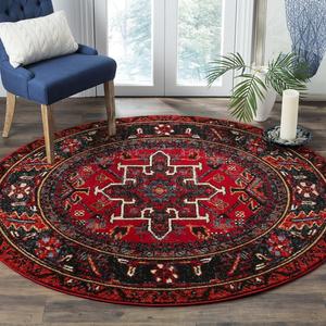 Ковер SAFAVIEH, 305 x 305 см, Vintage Hamadan Collection Red/Multi VTH211A Oriental Traditional Persian для гостиной и спальни, не линяет