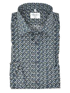 Деловая рубашка MARVELIS, темно-синий