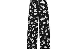 X THE MET Co branded Series Casual Pants Women's FILA, all over print