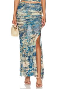 Юбка x revolve bruno Ronny Kobo, зеленый