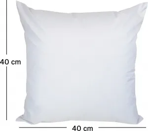 Декоративная подушка для отдыха на открытом воздухе JACK 40x40 см с водоотталкивающим наполнителем XXL, эффект лотоса для садового стула, цвет: белый Jack