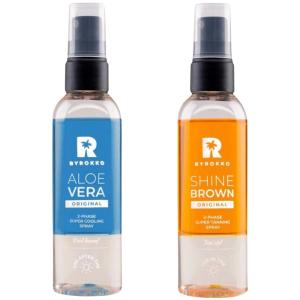 Спрей для загара Byrokko Aloe Vera + Shine Brown