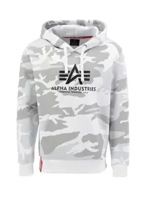 Толстовка Alpha Industries " Alpha Industries Мужчины - Толстовки Basic Hoody Camo", белый