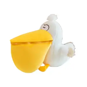 Милый креативный необычный плюшевый пеликан с большим клювом Brangdy