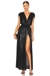 Платье Norma Kamali Athena Gown, черный