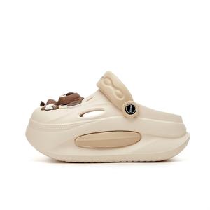 JOSINY Клоги женские экрю/хаки, цвет Ecru/Khaki