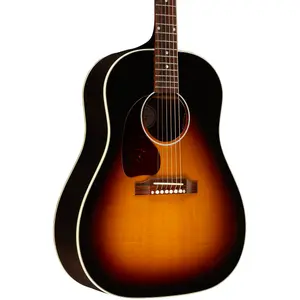 Акустико-электрогитара Gibson J-45 Standard для левши, винтажный солнечный сэнберст