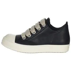 RICK OWENS /RO Женские кроссовки для скейтбординга Jumbo Low Top, черные