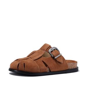 Сандалии с закрытым носком 3,5 см женские BELLALILY, Brown