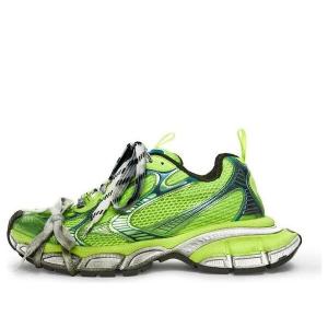 Кроссовки 3xl sneakers 'fluorescent green mesh and polyurethane' Balenciaga, зеленый