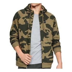 Толстовка men's camouflage hooded cardigan green Under Armour, зеленый