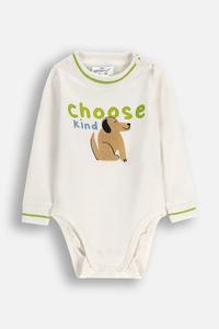 Детский боди Coccodrillo, бежевый