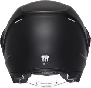 Шлем Triangle Offroad 3/4 Half Heltes LTD, черный