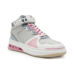 Кожаные кроссовки Электра Karl Lagerfeld, серый