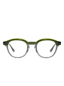 Круглые очки Pierre с текстурированной оправой Xavier Garcia Design, зеленый