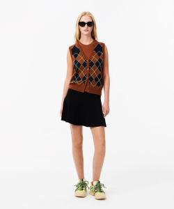 3D вязаная расклешенная юбка