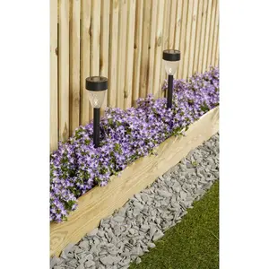 Садовый светильник Солнечная садовая лампа Монпелье - 4 штуки LED-модуль 4 шт. Изготовлен из пластика Luxform, черный