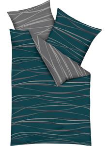 Двустороннее постельное белье в бензиновом цвете kaeppel, 155 x 220 + 80 x 80 см