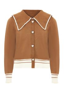 Толстовка NAEMI Cardigan, кофе