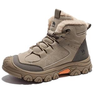 CAMEL Антискользящие износостойкие треккинговые ботинки мужские высокие - хаки, цвет Khaki