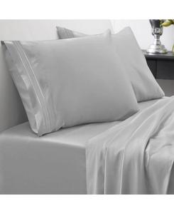 Комплект постельного белья из микрофибры, 4 предмета, размер «полный» Sweet Home Collection, серебро