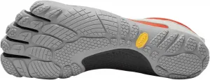 Женские кроссовки Vibram FiveFingers V-Run Retro | Беговые кроссовки босиком для естественного комфорта и стабильности, красный/черный/серый