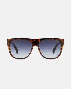 Унисекс солнцезащитные очки RUNWAY квадратной формы из TR90 с градиентными линзами Hawkers, коричневый