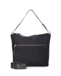 Широкая серая сумка через плечо Kcb, черный