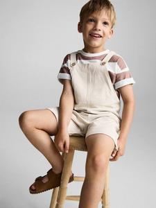 Детские шорты-комбинезон Jump Mango, Natural White