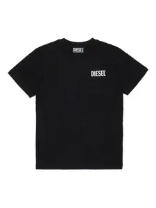 Футболка с логотипом Diesel Kids, черный