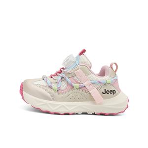 Детская повседневная обувь для детей Jeep, розовый/хаки/коричневый