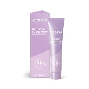 Ecocera, Naturstay Foundation, Natural Foundation - камуфляжный эффект C3 Creamy, 30мл