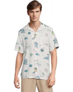 Рубашка Vineyard Vines Gasparilla Icons Short, цвет White Cap