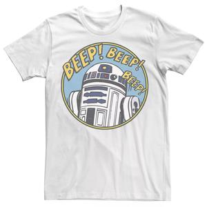 Мужская футболка R2-D2 Bleep Bleep Bleep Star Wars