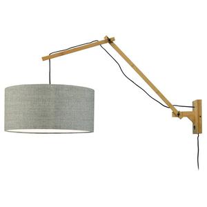 Настенный светильник GOOD&MOJO Andes Typ B, бамбук / лен - серый - серый