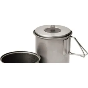 Кухонные принадлежности на 1-2 персоны Snow Peak, scs-020t 1000ml+780ml titanium cookware set