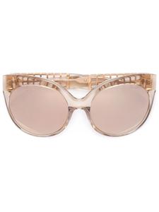 Linda Farrow солнцезащитные очки с оправой "кошачий глаз", розовый