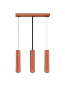 Подвесной светильник GLEAM 3L, цвет охры красный, высота 98 см Nice Lamps