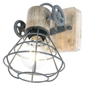 Настенный светильник Steinhauer Geurnsey, железо - 1-светлое - серое