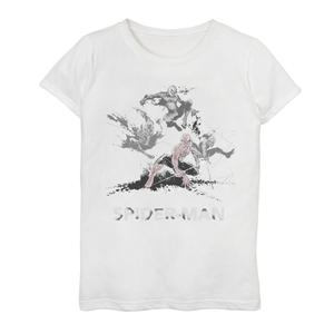 Футболка с графическим плакатом и плакатом Marvel для девочек 7–16 лет Marvel