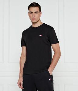 Футболка мужская Tommy Jeans хлопковая с логотипом, черный